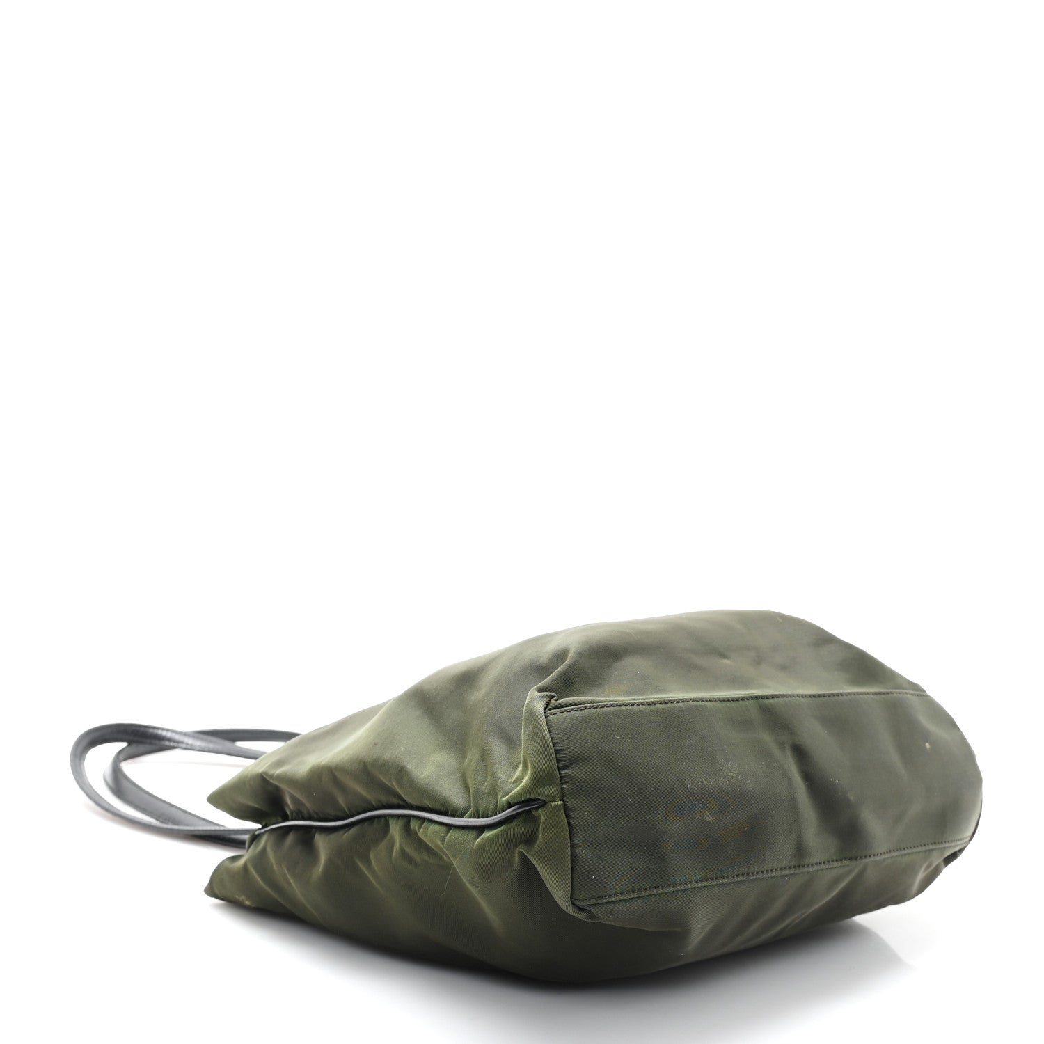 Prada Tessuto Nylon Shopping Tote Green 4 of 9