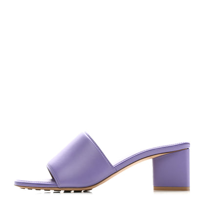Bottega Veneta Vienna Calfskin The Band Mule Sandals 40.5 Lavender 1 of 7