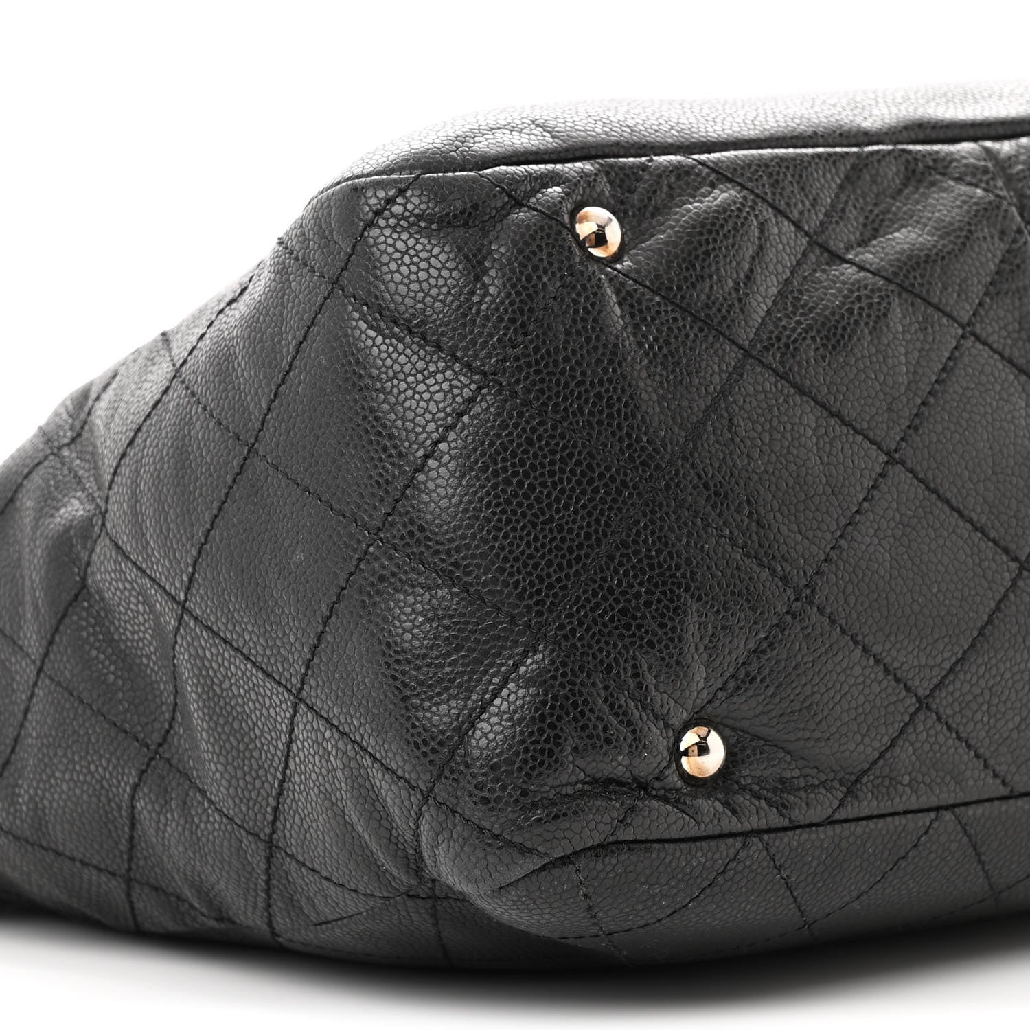 Chanel Caviar Stitched Timeless CC Soft Tote Black 9 of 13