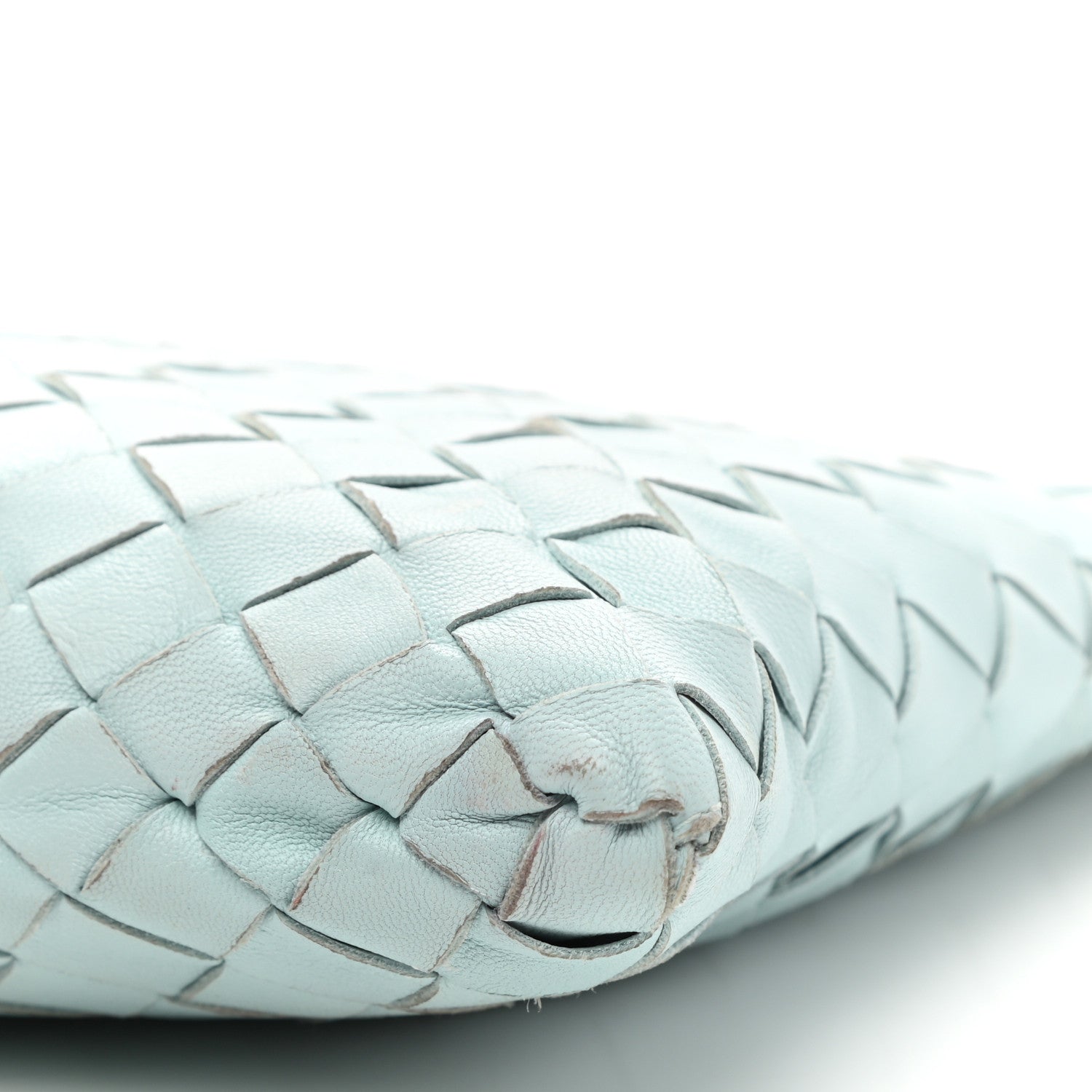 Bottega Veneta Nappa Intrecciato Large Flat Zip Pouch Spearmint 9 of 13