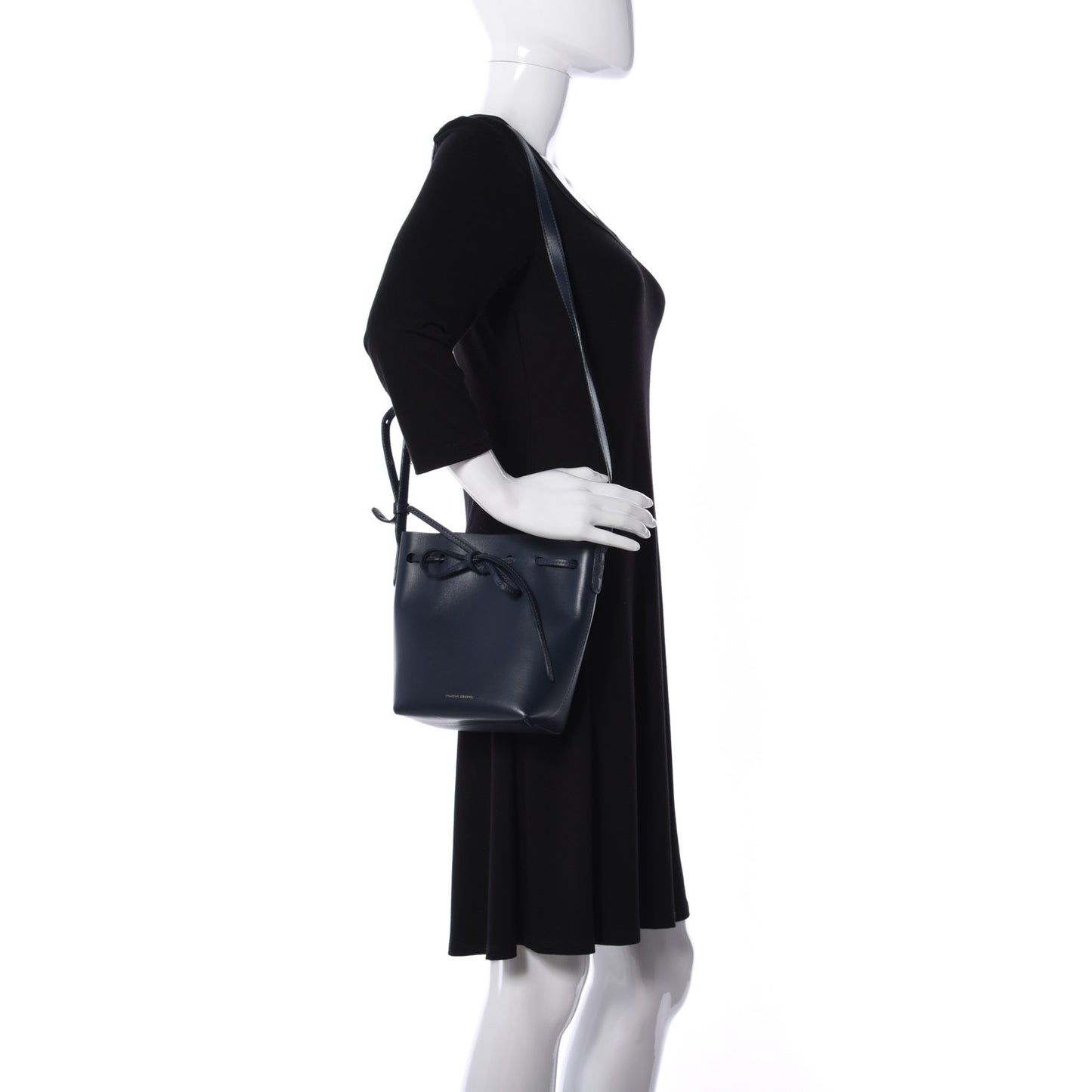 Calfskin Mini Bucket Bag Blue