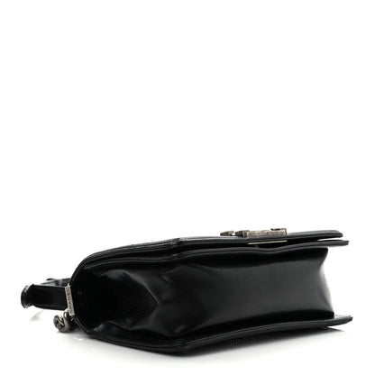 Chanel Calfskin Crystal Studded Small Studded Boy Flap Black 5 of 12