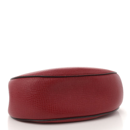 Chloe Grained Calfskin Lambskin Bi-Color Drew Shoulder Bag Red 4 of 11