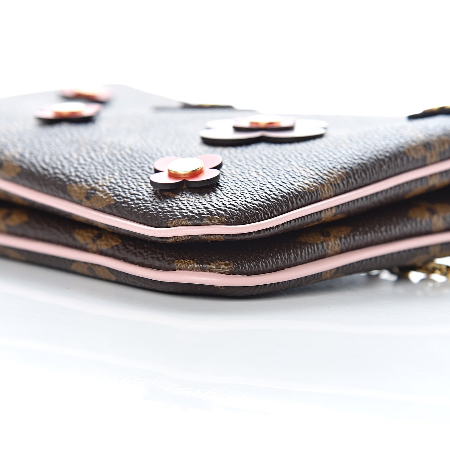 Monogram Blooming Flowers Double Zip Pochette