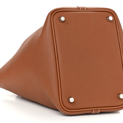 Hermes Taurillon Clemence Picotin Lock 18 PM Gold 9 of 12