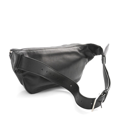 Saint Laurent Lambskin Monogram Belt Bag Black 3 of 10