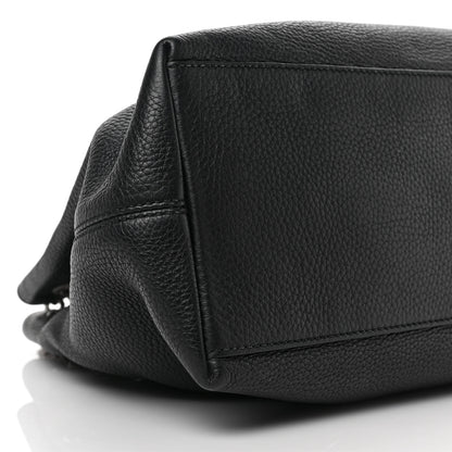 Gucci Pebbled Calfskin Studded Medium Soho Chain Shoulder Bag Black 8 of 9