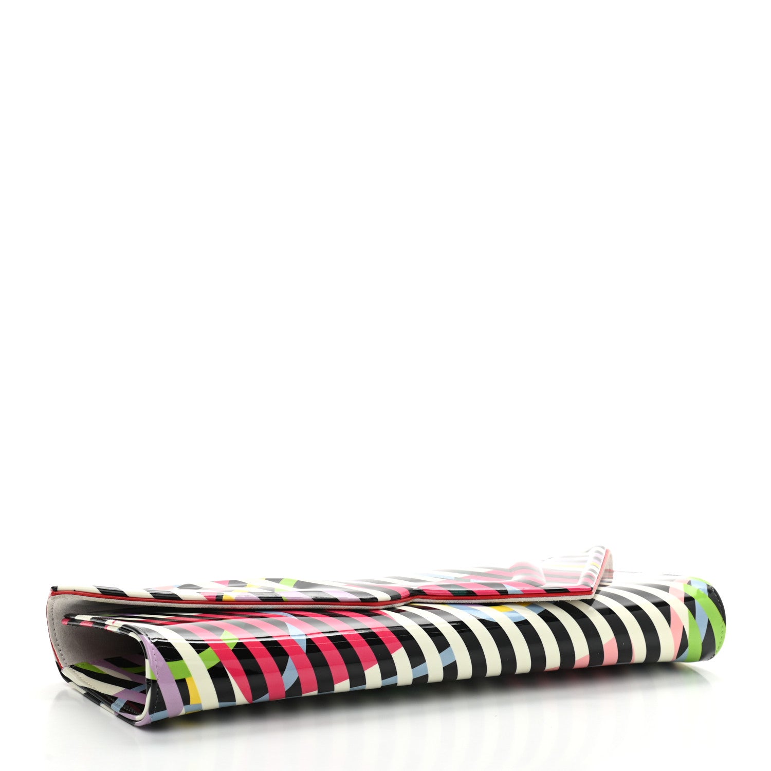 Christian Louboutin Patent So Kate Baguette Clutch Multicolor 4 of 6