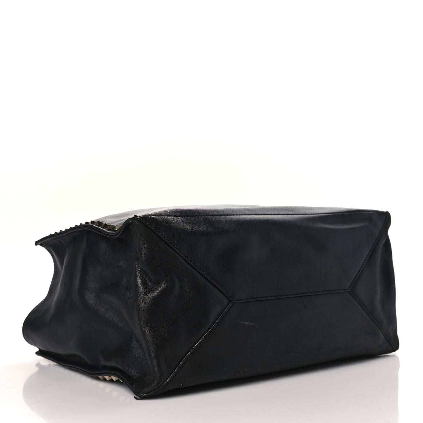 Nappa Medium Rockstud Soft Tote Black