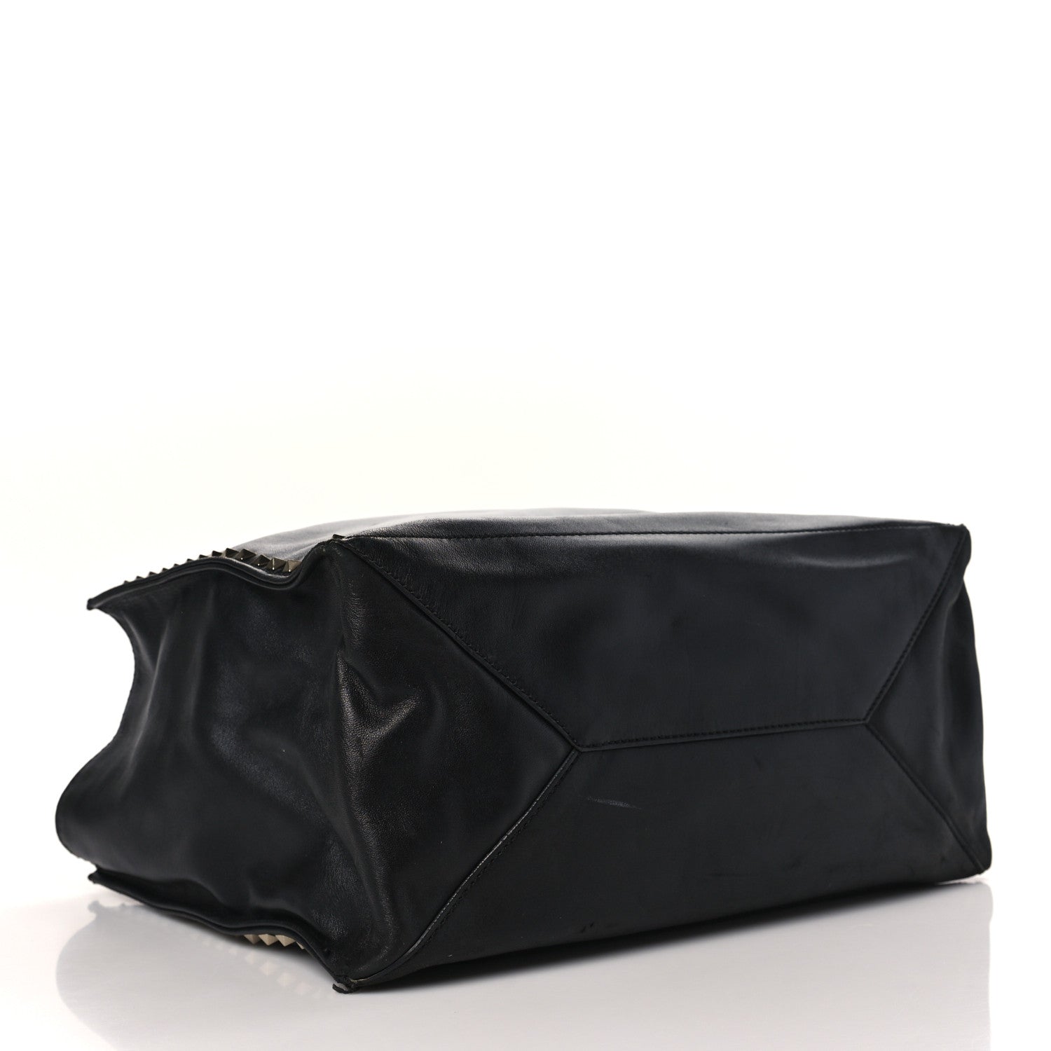 Valentino Garavani Nappa Medium Rockstud Soft Tote Black 4 of 10