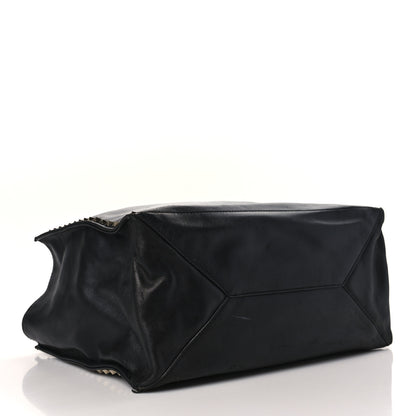 Valentino Garavani Nappa Medium Rockstud Soft Tote Black 4 of 10