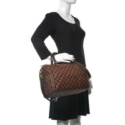 Louis Vuitton Damier Ebene Speedy Bandouliere 30 3 of 11