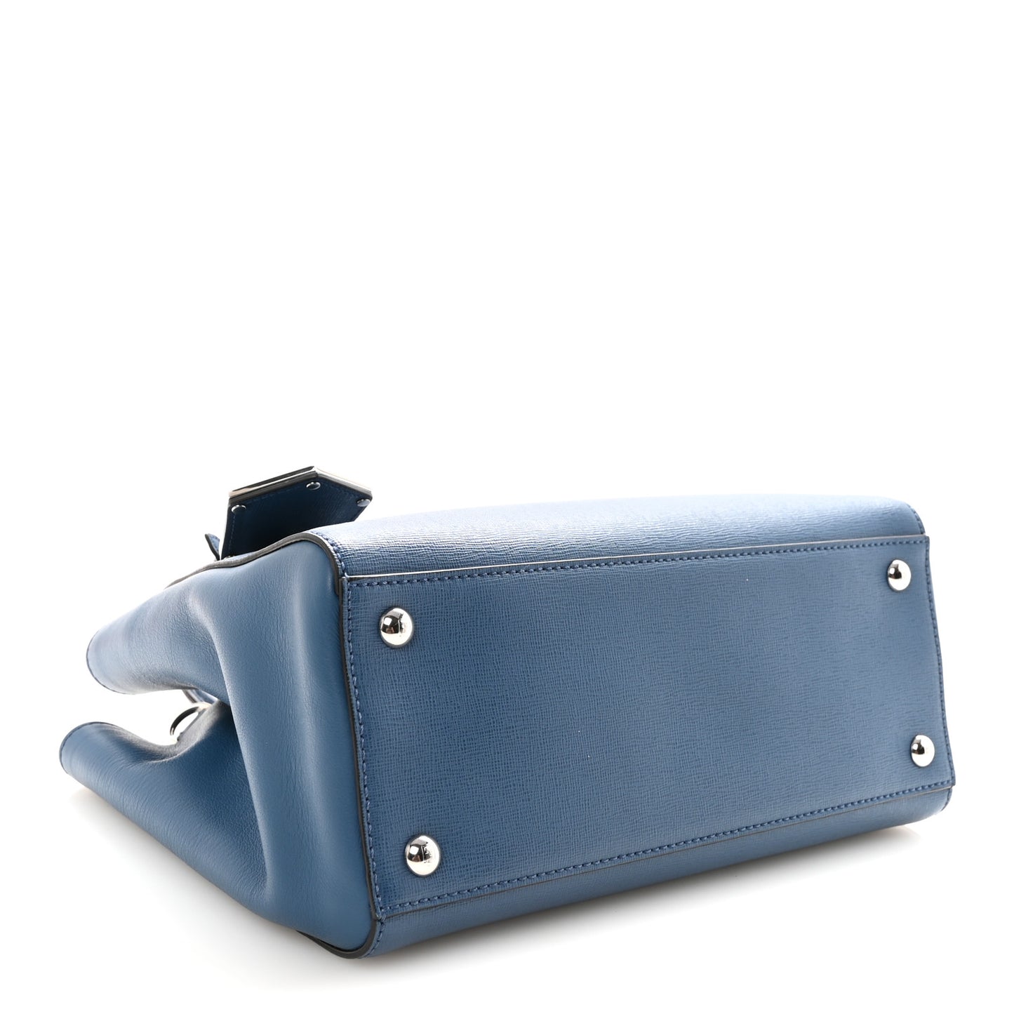 Vitello Elite Petite 2Jours Tote Blue Cobalto