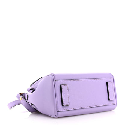 Versace Calfskin Medusa Small Top Handle Handbag Lilac 4 of 11