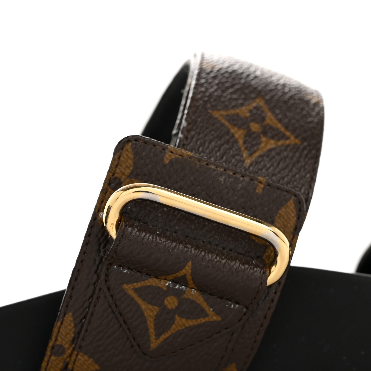 Louis Vuitton Monogram Bom Dia Mule Sandals 39 Black 10 of 10