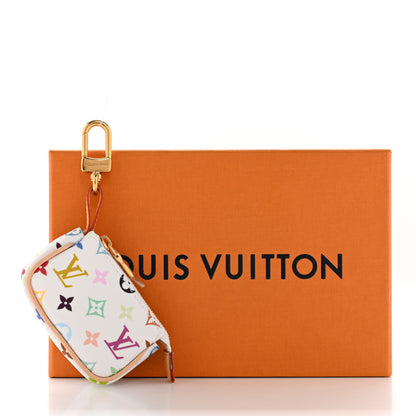 Louis Vuitton LV x TM Monogram Multicolor Micro Pochette White 5 of 5