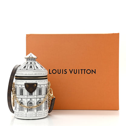 Louis Vuitton X FORNASETTI Calfskin Architettura Cannes Black White 10 of 10