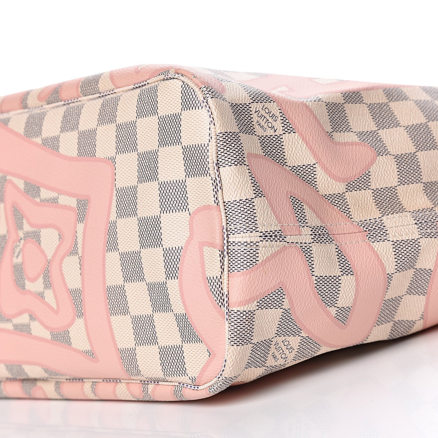 Louis Vuitton Damier Azur Tahitienne Neverfull MM 10 of 10