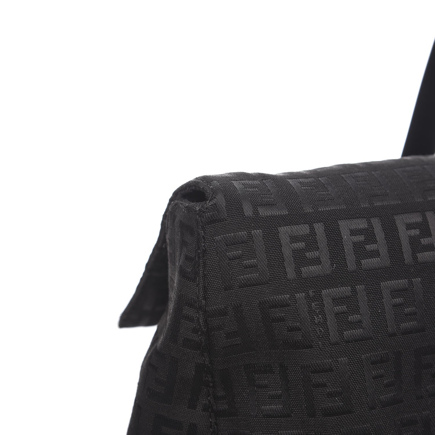 Fendi Zucchino Small Shoulder Bag Black 10 of 11