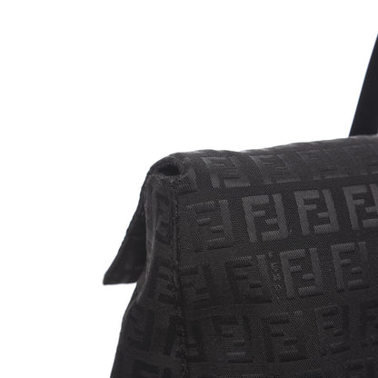 Fendi Zucchino Small Shoulder Bag Black 10 of 11