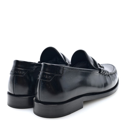 Saint Laurent Magnum Calfskin Le Loafer 15 Moccasin  38 Black 5 of 8