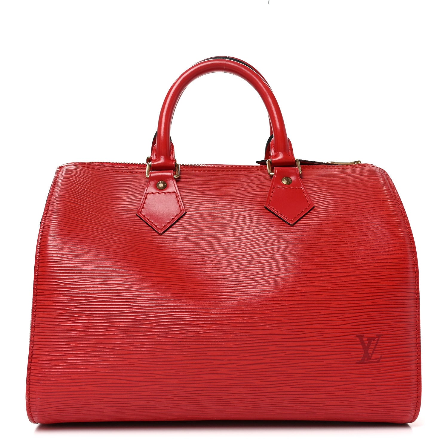 Louis Vuitton Epi Speedy 25 Castillan Red 1 of 11
