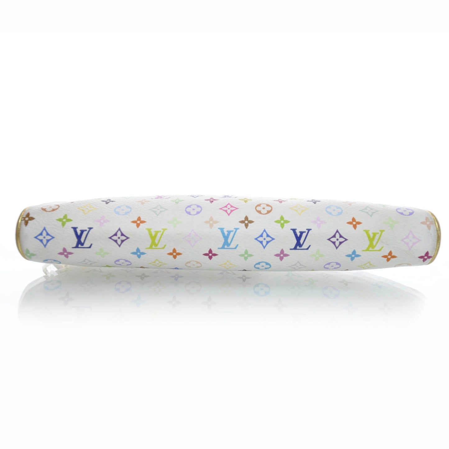 Monogram Multicolor Kate Clutch White