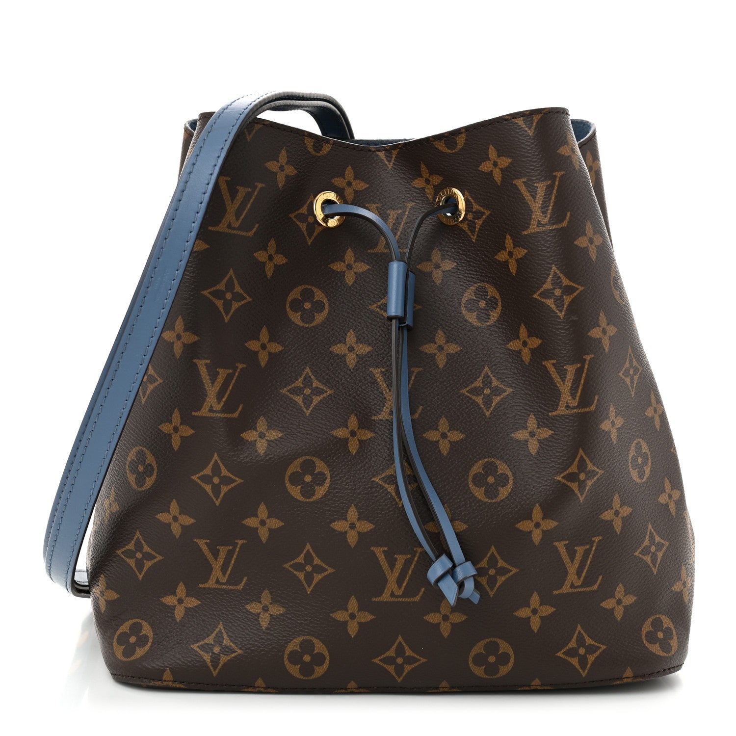 Louis Vuitton Monogram Neonoe MM Blue Jean 1 of 10