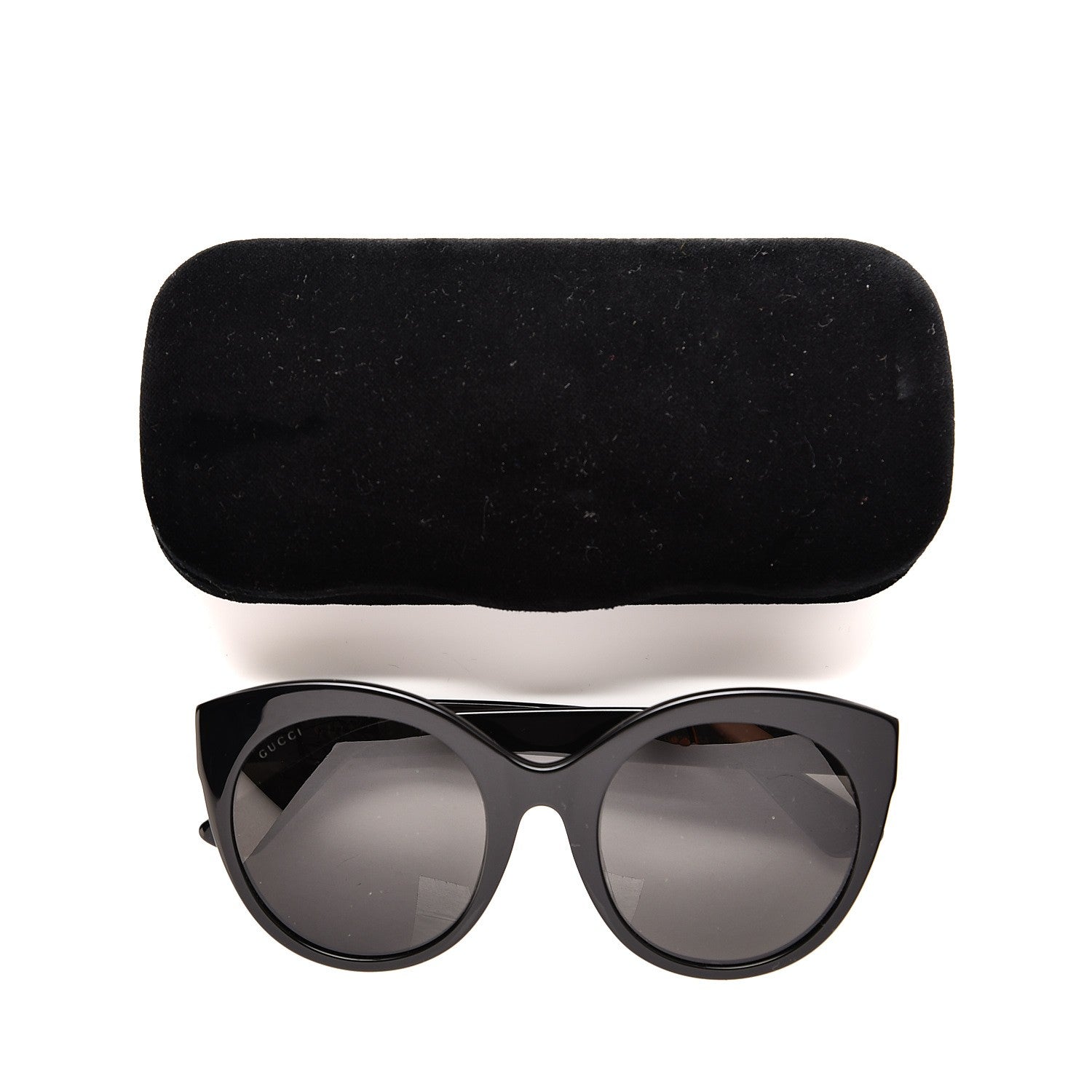 Gucci Round GG Sunglasses GG0028SA Black 9 of 9