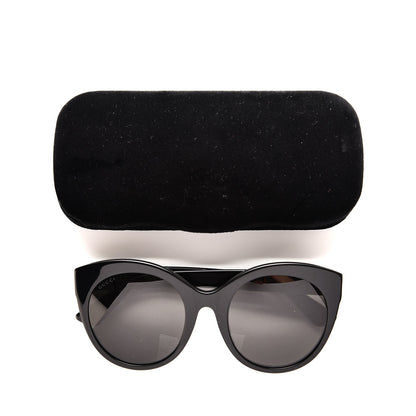 Gucci Round GG Sunglasses GG0028SA Black 9 of 9