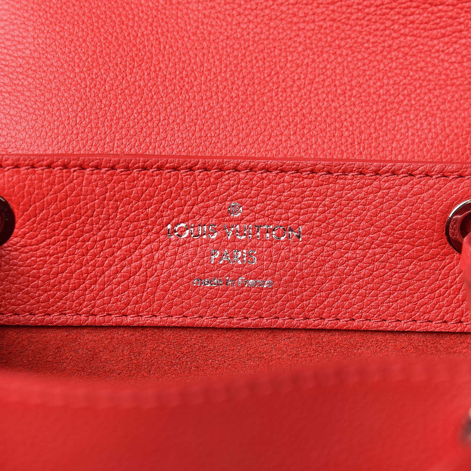 Louis Vuitton Soft Calfskin Lockme Backpack Rubis 6 of 12
