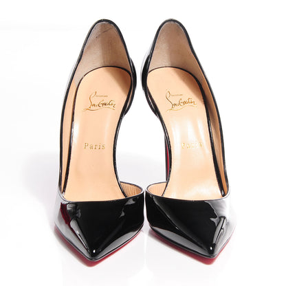 Christian Louboutin Patent Iriza 100 Pumps 40.5 Black 2 of 7