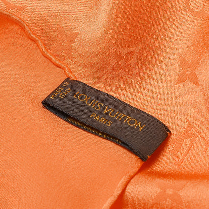 Louis Vuitton Silk Monogram Monaco Scarf Orange 4 of 4