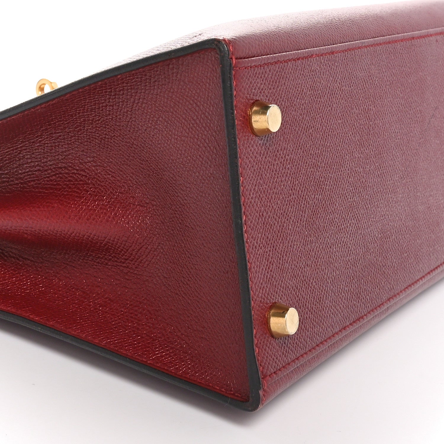 Hermes Courchevel Kelly Sellier 28 Rouge H 9 of 10