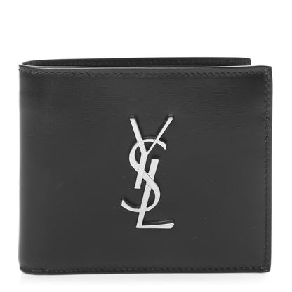 Saint Laurent Smooth Calfskin Monogram East West Wallet Black 1 of 7