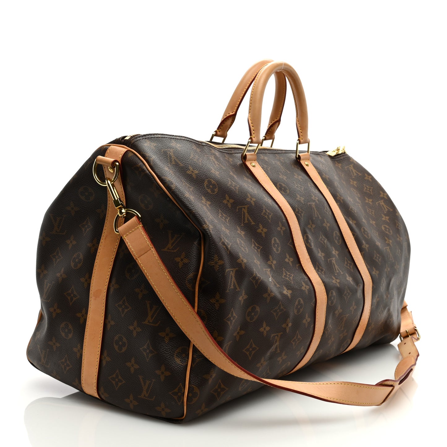 LOUIS VUITTON Monogram Keepall Bandouliere 55