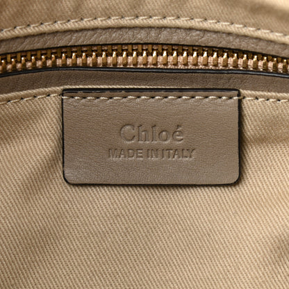 Chloe Suede Calfskin Small Owen Flap Bag Motty Grey 5 of 9