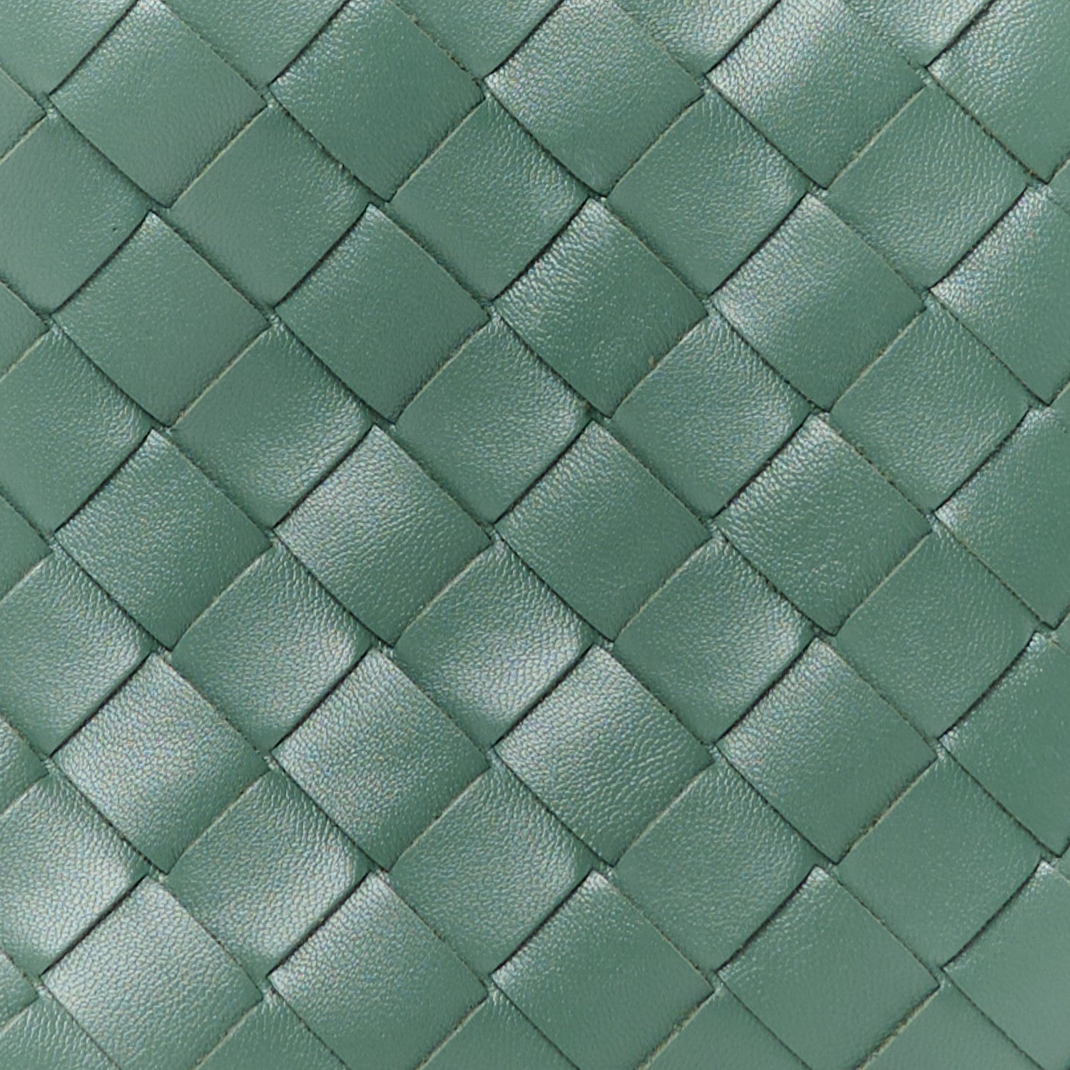 Bottega Veneta Calfskin Nappa Intrecciato Mini Wallace Aloe 16 of 21