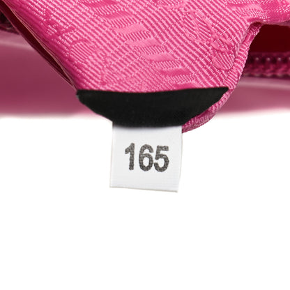 Prada Tessuto Nylon Saffiano Wristlet Fuxia 9 of 10