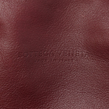 Bottega Veneta Smooth Butter Calf The Pouch Oversized Clutch Bordeaux 6 of 10