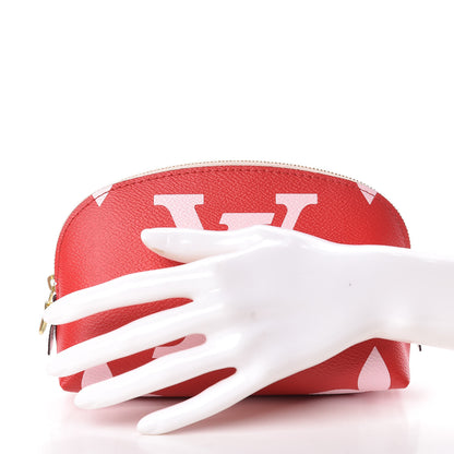 Louis Vuitton Monogram Giant Cosmetic Pouch Rouge 2 of 8