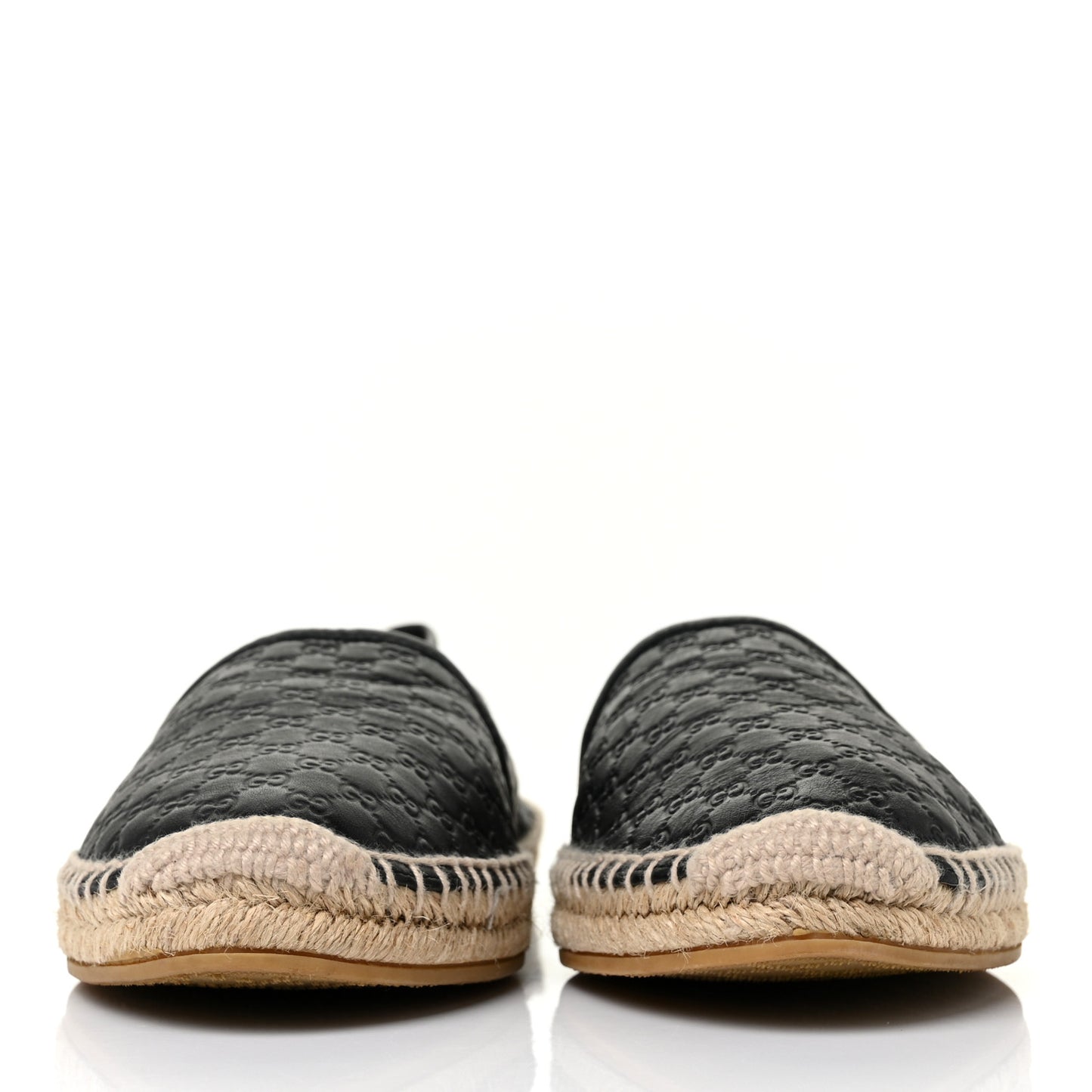 Microguccissima Signature Espadrilles 39.5 Black