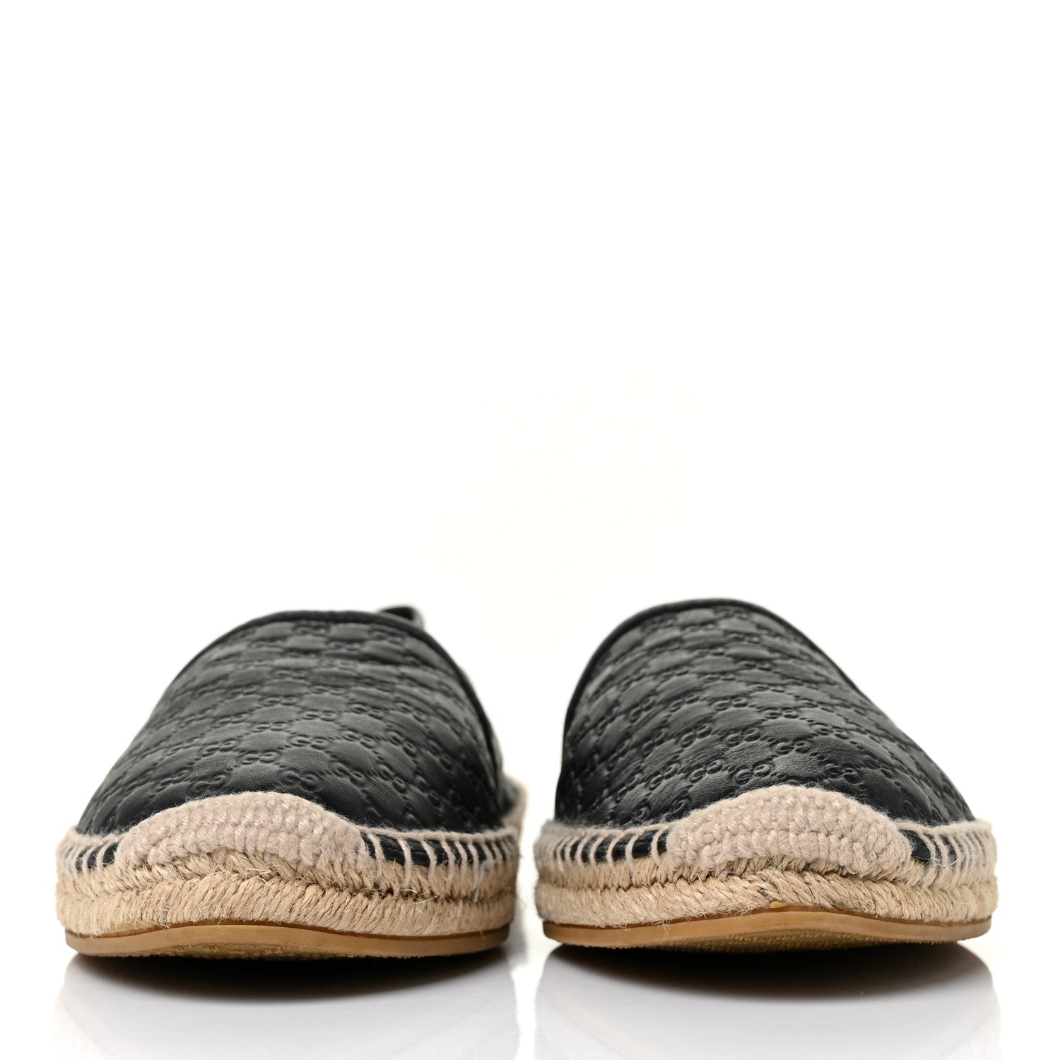Gucci Microguccissima Signature Espadrilles 39.5 Black 2 of 8
