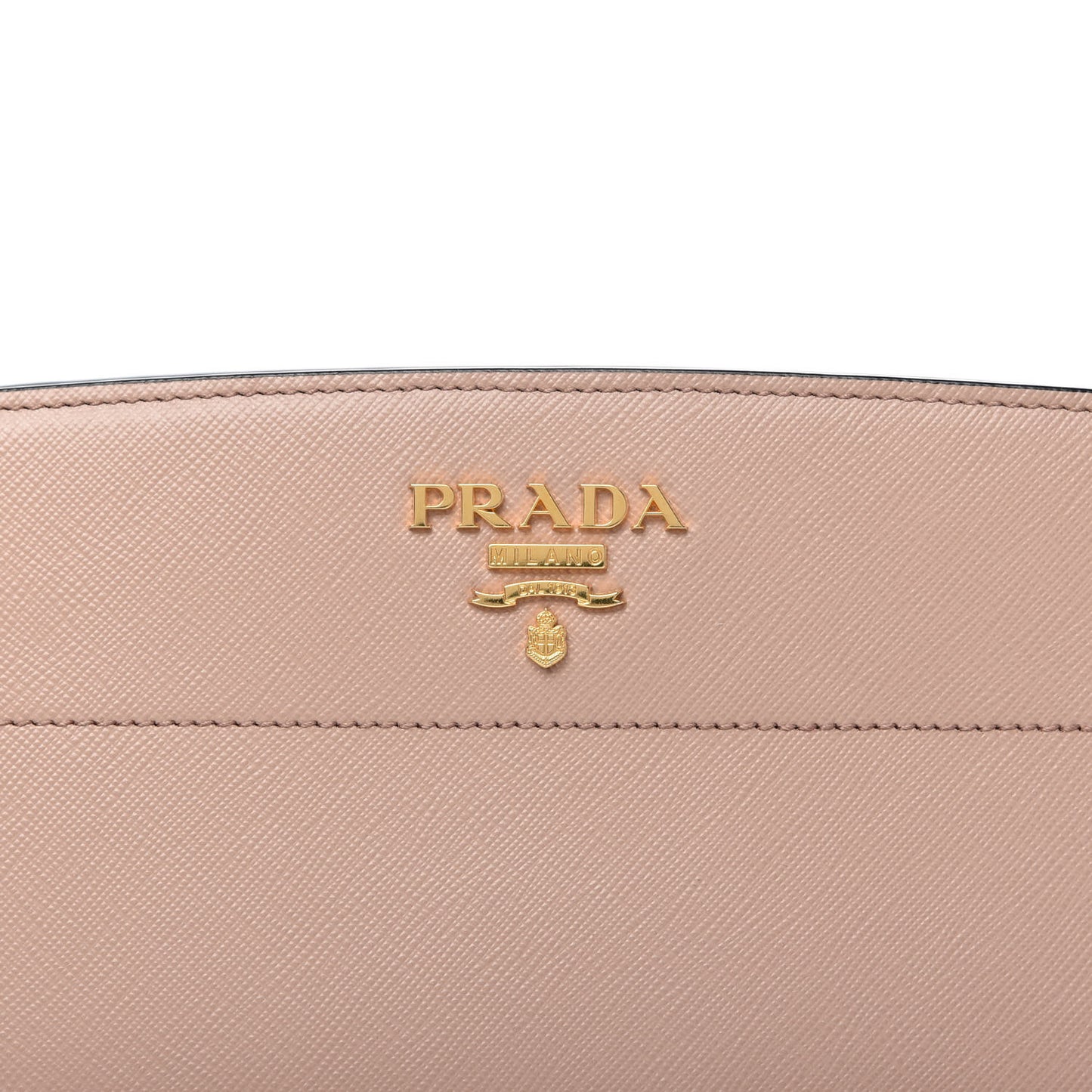 Saffiano City Calfskin Esplanade Crossbody Bag Cipria