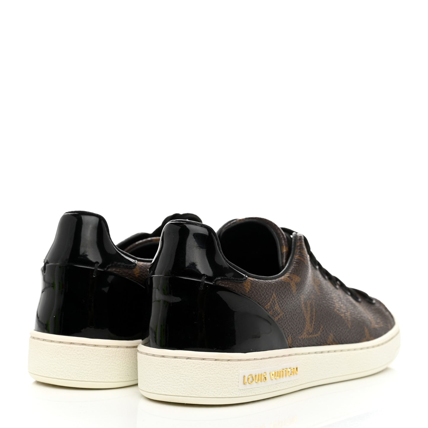 Patent Monogram Frontrow Sneakers 35