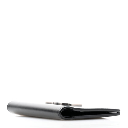 Saint Laurent Smooth Calfskin Cassandre Credit Card Wallet Black 4 of 11