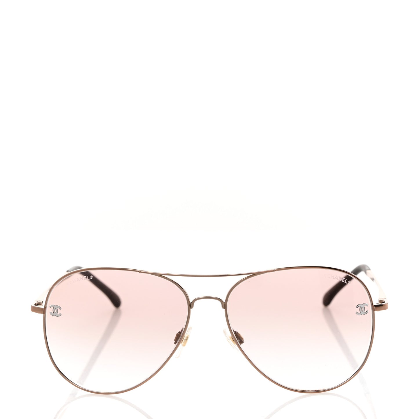 Metal Aviator CC Sunglasses 4189-T-Q Rose