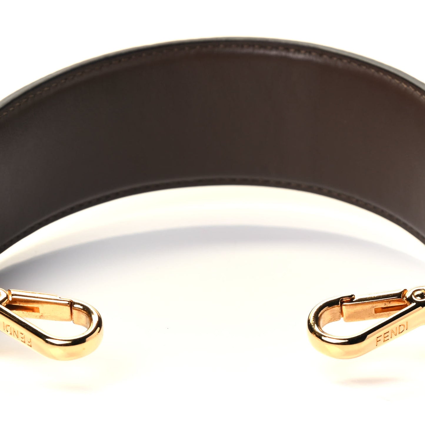 Calfskin FF 1974 Embossed Mini Strap You Maya Black