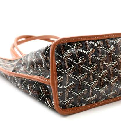 Goyard Goyardine Reversible Mini Anjou Black Gold 15 of 18