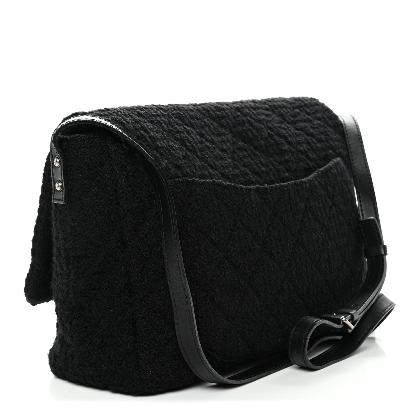 Easy Tweed Jumbo Reissue Messenger Flap Black